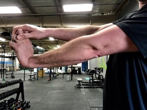 Elbow sore after online workout