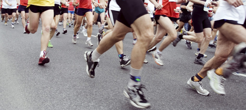 marathon running increases risk of infection.