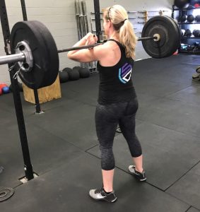 front squat, strength training